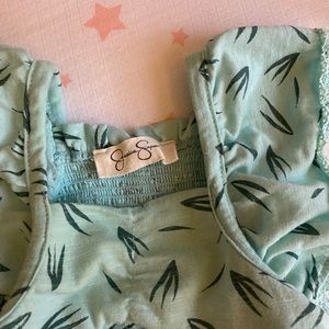 Jessica Simpson aqua romper